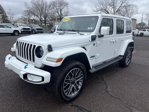 Bright White Clearcoat 2023 Jeep Wrangler 4xe Sahara High Altitude