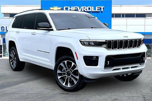 Bright White Clearcoat 2023 Jeep Grand Cherokee L Overland