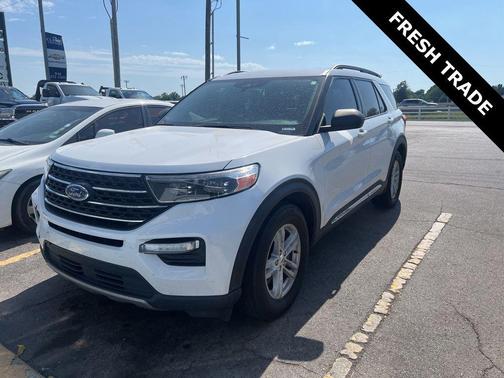 OXFORD WHITE 2023 Ford Explorer XLT