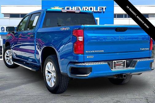 Glacier Blue Metallic 2023 Chevrolet Silverado 1500 Custom
