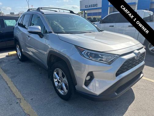 Silver Sky Metallic 2021 Toyota RAV4 Hybrid XLE Premium