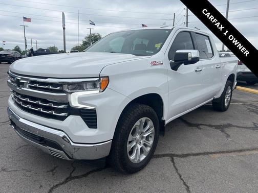 Summit White 2023 Chevrolet Silverado 1500 LTZ
