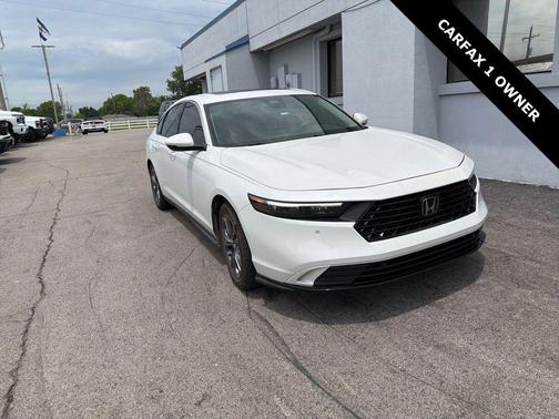 Platinum White Pearl 2023 Honda Accord Hybrid EX-L