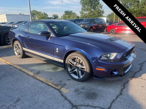Blue 2010 Ford Shelby GT500 Base