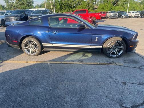 Blue 2010 Ford Shelby GT500 Base