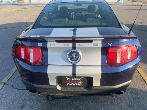 Blue 2010 Ford Shelby GT500 Base
