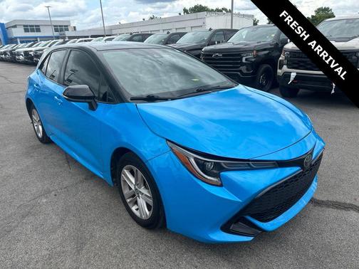 Blue Flame w/Midnight Black Roof 2020 Toyota Corolla SE