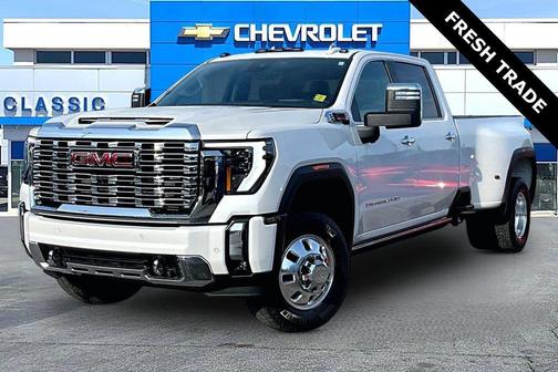 White Frost Tricoat 2024 GMC Sierra 3500 Denali