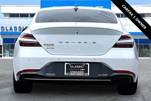 Alta White 2023 Genesis G70 2.0T RWD