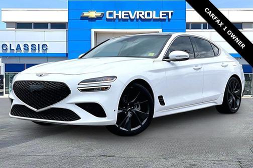 Alta White 2023 Genesis G70 2.0T RWD