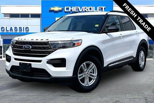 STAR WHITE MET TRI-COAT 2021 Ford Explorer XLT