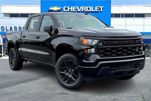 Black 2026 Chevrolet Silverado 1500 Custom