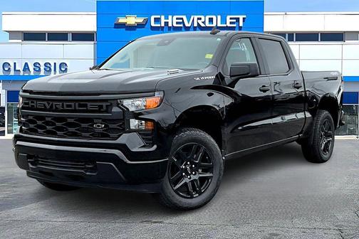 Black 2026 Chevrolet Silverado 1500 Custom