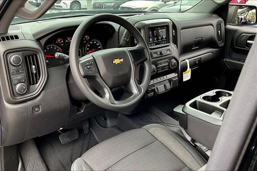 Black 2026 Chevrolet Silverado 1500 Custom