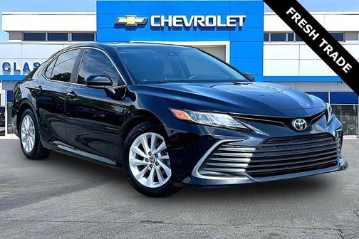 Midnight Black Metallic 2021 Toyota Camry LE