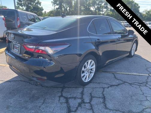 Midnight Black Metallic 2021 Toyota Camry LE
