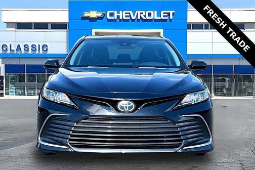 Midnight Black Metallic 2021 Toyota Camry LE