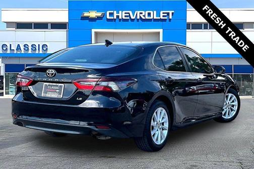 Midnight Black Metallic 2021 Toyota Camry LE