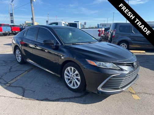 Midnight Black Metallic 2021 Toyota Camry LE