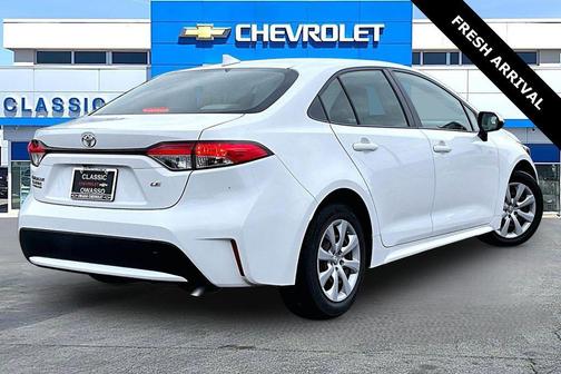 White 2022 Toyota Corolla LE