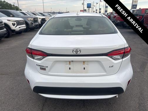 White 2022 Toyota Corolla LE