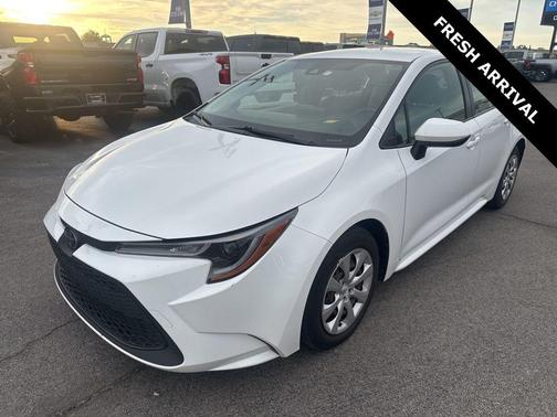 White 2022 Toyota Corolla LE
