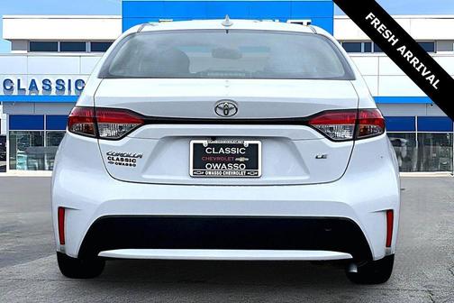 White 2022 Toyota Corolla LE