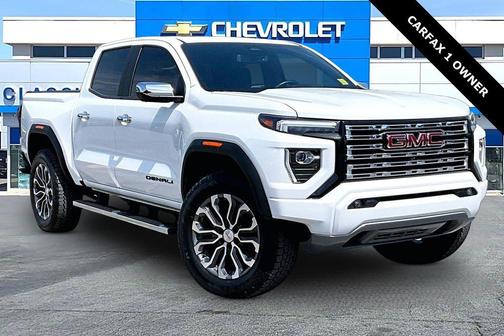 Summit White 2023 GMC Canyon Denali