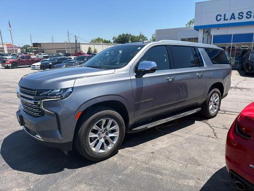 Satin Steel Metallic 2022 Chevrolet Suburban Premier