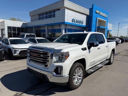 Summit White 2021 GMC Sierra 1500 SLT