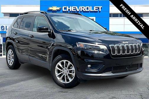 Diamond Black Crystal Pearlcoat 2022 Jeep Cherokee Latitude Lux