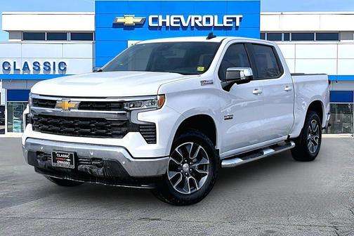 Summit White 2026 Chevrolet Silverado 1500 LT