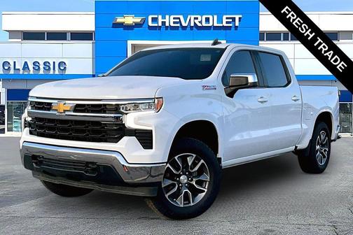 Summit White 2022 Chevrolet Silverado 1500 LT