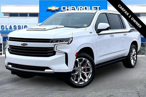 Summit White 2023 Chevrolet Suburban 4WD High Country