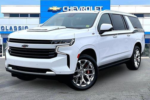 Summit White 2023 Chevrolet Suburban 4WD High Country