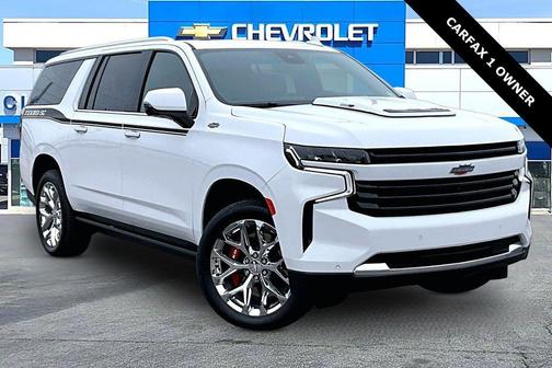 Summit White 2023 Chevrolet Suburban 4WD High Country