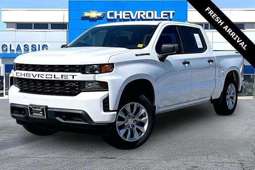 Summit White 2020 Chevrolet Silverado 1500 Custom