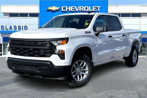 Summit White 2026 Chevrolet Silverado 1500 WT