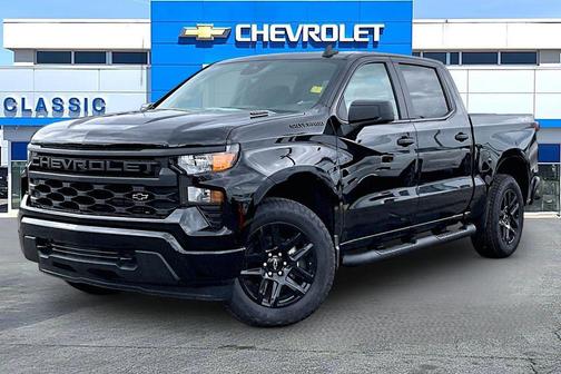 Black 2026 Chevrolet Silverado 1500 Custom