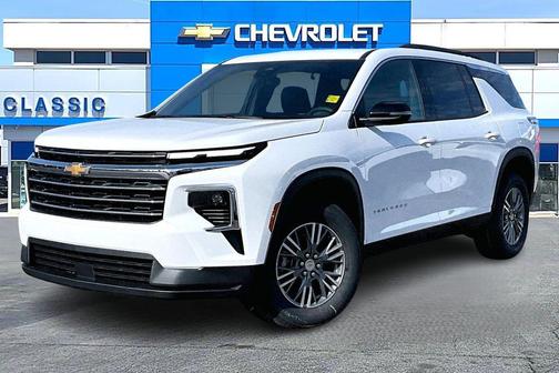 Summit White 2026 Chevrolet Traverse LT
