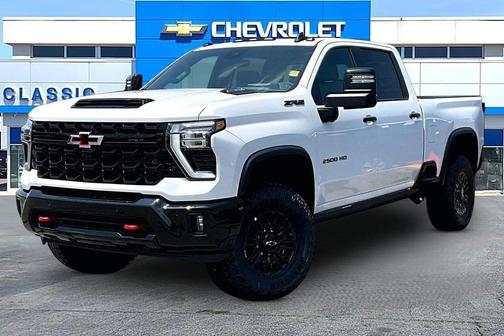Summit White 2026 Chevrolet Silverado 2500 Crew Cab, Standard Bed, XR2, 4WD