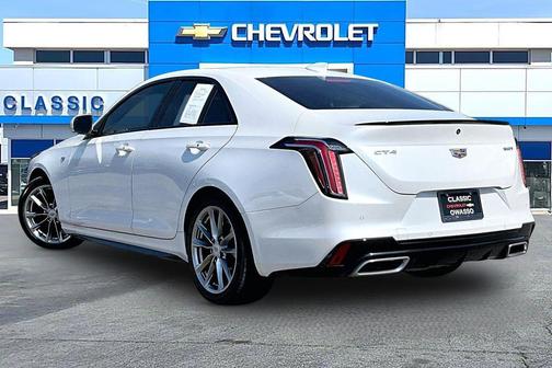 Crystal White Tricoat 2021 Cadillac CT4 Sport