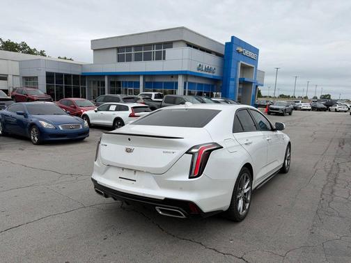 Crystal White Tricoat 2021 Cadillac CT4 Sport