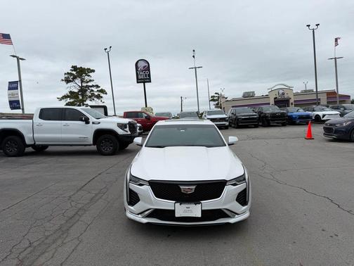 Crystal White Tricoat 2021 Cadillac CT4 Sport