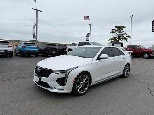 Crystal White Tricoat 2021 Cadillac CT4 Sport