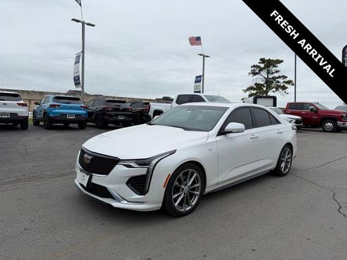 Crystal White Tricoat 2021 Cadillac CT4 Sport