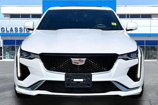 Crystal White Tricoat 2021 Cadillac CT4 Sport
