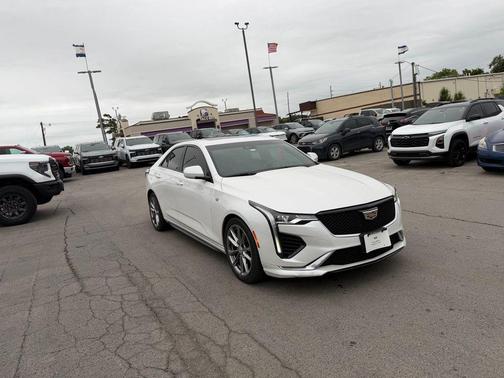 Crystal White Tricoat 2021 Cadillac CT4 Sport