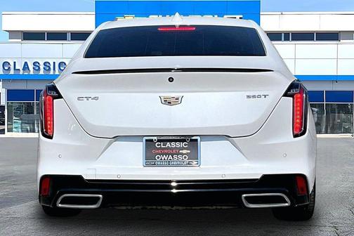 Crystal White Tricoat 2021 Cadillac CT4 Sport