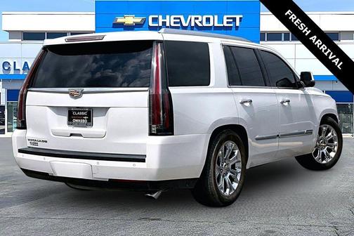 Crystal White Tricoat 2016 Cadillac Escalade Standard